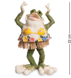 FG-6336-XB Фигура-болванчик Лягушка «Фрогги - Королева Самбы» (Sealmark)