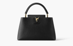 Сумка Louis Vuitton Capucines MM Taurillion Leather "Black"