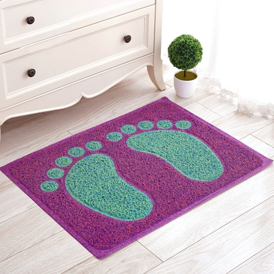 Коврик для ванной 38*58см "Ножки", полиэстер