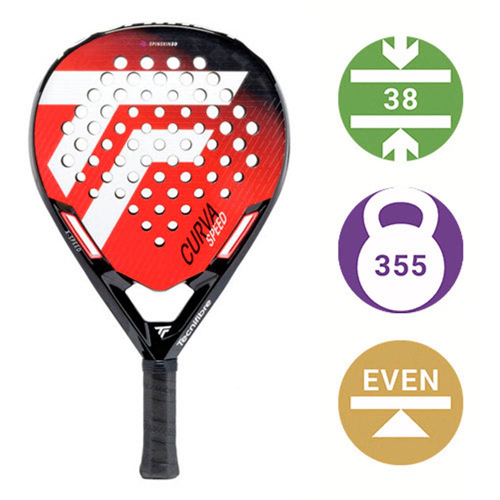 Tecnifibre, CURVA SPEED, Padel Racket, 16CURVASP5, 3490150225861
