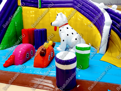 Надувной батут «Детский мегапарк» 18*18*8 м
