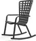 Кресло-качалка Folio черное