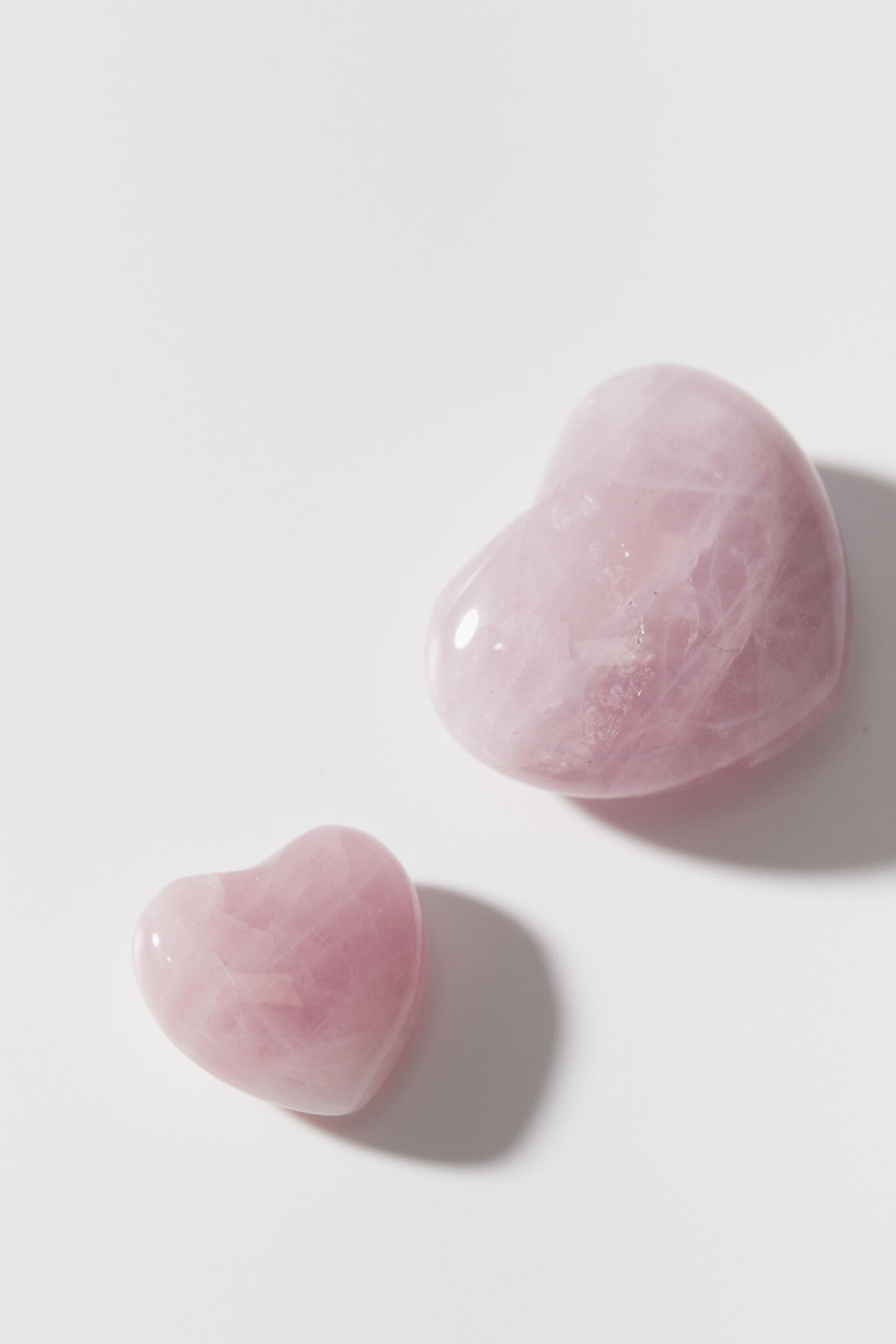 Сердечко из розового кварца M