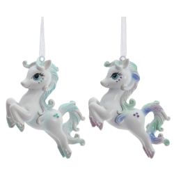 GAEM Фигурка декоративная подвесная "Лошадка", L8 W2 H6,5 см, 2в.