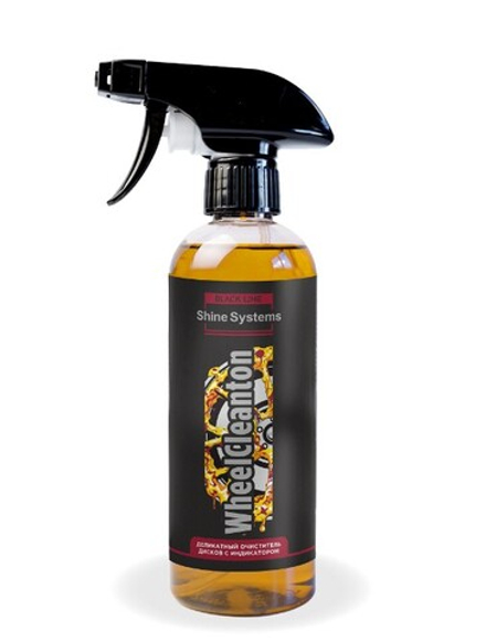 Shine Systems Black Line WheelCleanton - деликатный очиститель дисков с индикатором, 400 мл