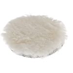 Насадка полировальная "под липучку", 125 мм, натуральная шерсть Matrix, 75952