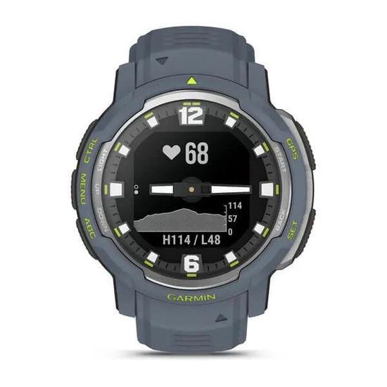 Умные часы Garmin Instinct Crossover - Standard Edition, синий гранит