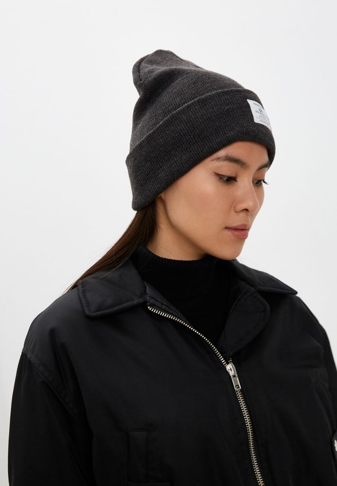 Шапка Essential Beanie Dark Charcoal Heather (Темно-Серая)