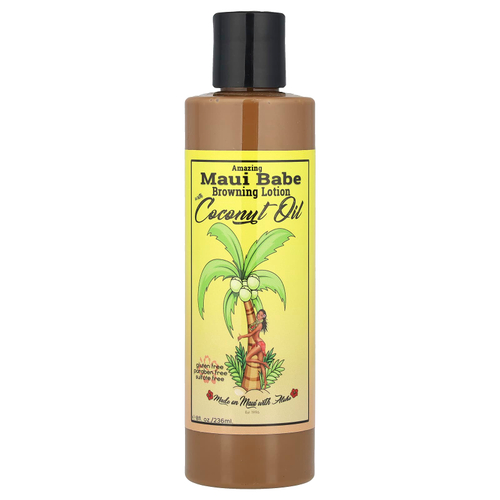 Maui Babe, Amazing Browning Lotion, лосьон для загара с кокосовым маслом, 236 мл (8 жидк. унций)
