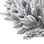 Хвойная гирлянда заснеженная "La Feston" литая+пвх