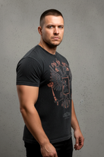 Футболка оверсайз LEGENDA Герб черная