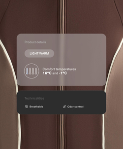 Oysho Легкая и теплая высокотехнологичная куртка, коричневый