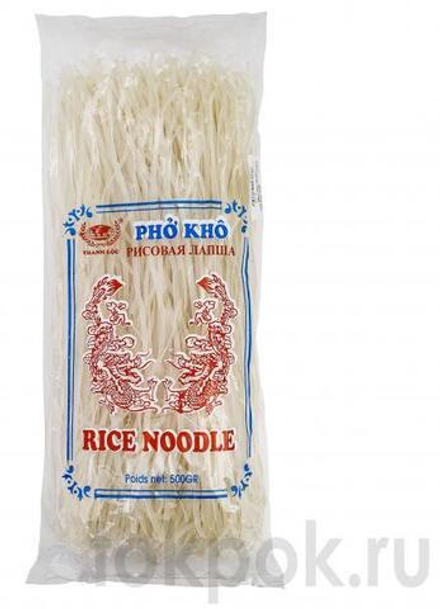 Лапша рисовая широкая Pho Kho, 500 гр