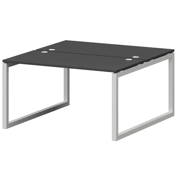 Бенч двойной на металлокаркасе СМС2-О-18К.149.Пр50  1800x1496x750 Смарт