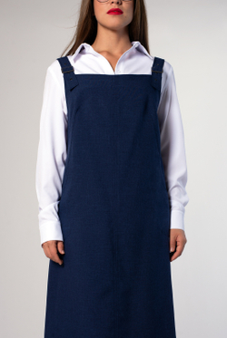 Сарафан женский 4104зп, темно-синий #38ТС084104зп