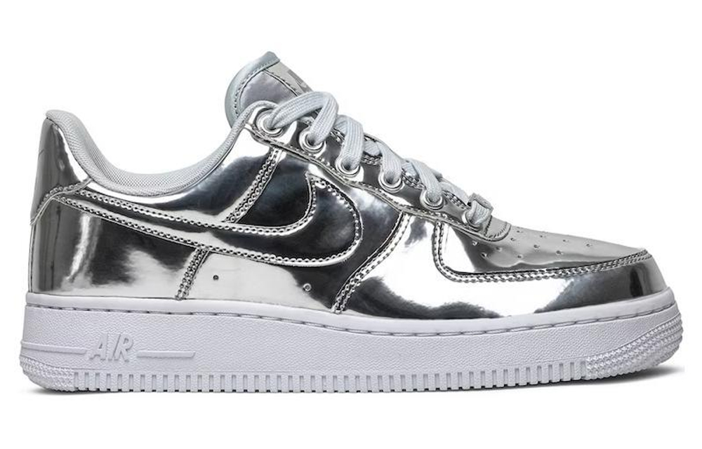 Кроссовки Nike Air Force 1 Low Liquid Metal (Женская размерная сетка)