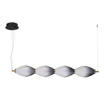 Подвесной светильник LED 28W 3000K SL6130.403.24 чёрный/белый/дымчатый Ice ST-Luce