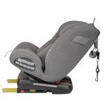 Автокресло детское Indigo Tourneo S ISOFIX группа 0/1/2/3 (0-36) серый