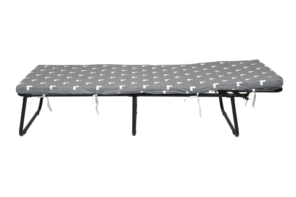 Кровать раскладная Соната мягкая лист 50мм арт.РП-700-Э-50 (цвет ткани серый рис.тетрис (1 шт. в уп.)