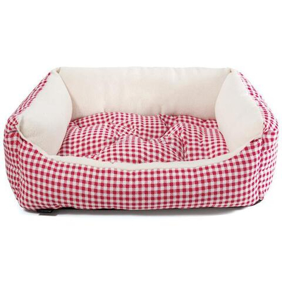 Лежанка "Кантри" M, красная, 520*450*170мм, Gamma