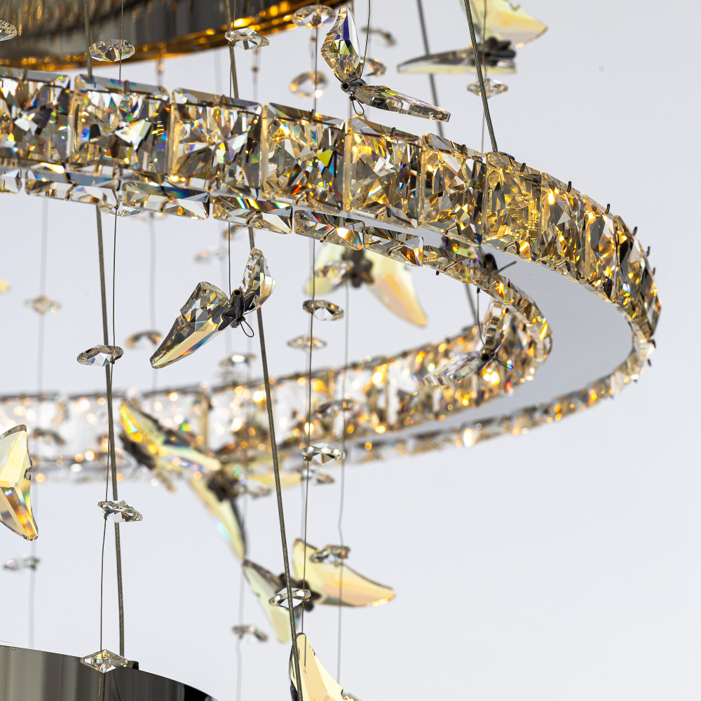 Citilux ETERA CL322090 LED Люстра хрустальная с пультом