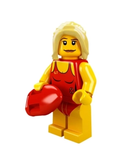 Минифигурки LEGO Minifigures 8684 Серия 2 Спасательница