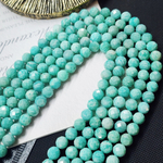 Амазонит яркий, сочный, шар, огранка, 10мм, штучно