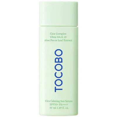 Успокаивающая солнцезащитная сыворотка Tocobo Cica Calming Sun Serum SPF50+ PA++++ 50 мл