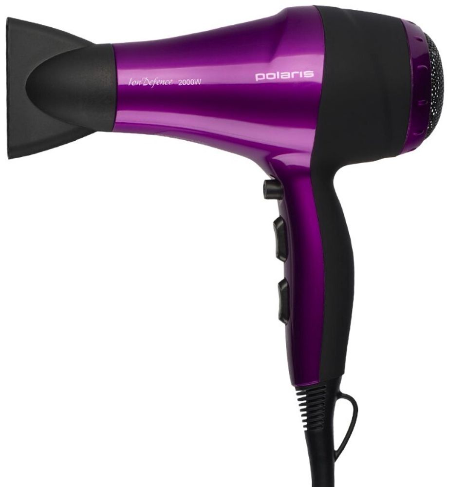 Фен Polaris  PHD-2077i  фиолет-черн