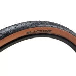 Покрышка для велосипеда 28" Blackone Saturn Ring 700 x 42c (44-622 ) черная с коричневой боковиной, металлический корд