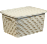 Ящик РОТАНГ с крышкой 4л. 280*185*126мм М2372