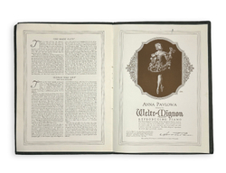 Анна Павлова. Программа балетных выступлений труппы А. Павловой в США в 1924-1925 гг.