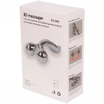 Массажер для лица, шеи и зоны декольте «Glow», цвет серебро