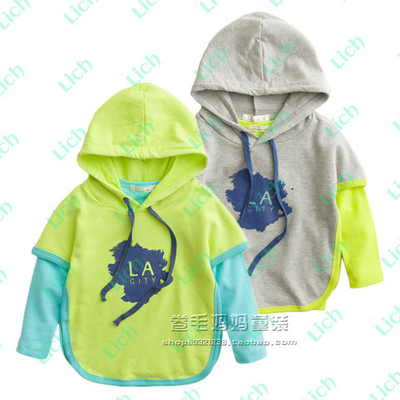 Худи однотонное с коротким рукавом и толстовкой в тон отделке