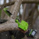 Цепная мини пила аккумуляторная Greenworks GD24CSMNX Арт. 2008707UB, 24V, 15см, бесщеточная, в комплекте АКБ 4 А·ч и ЗУ в сумке