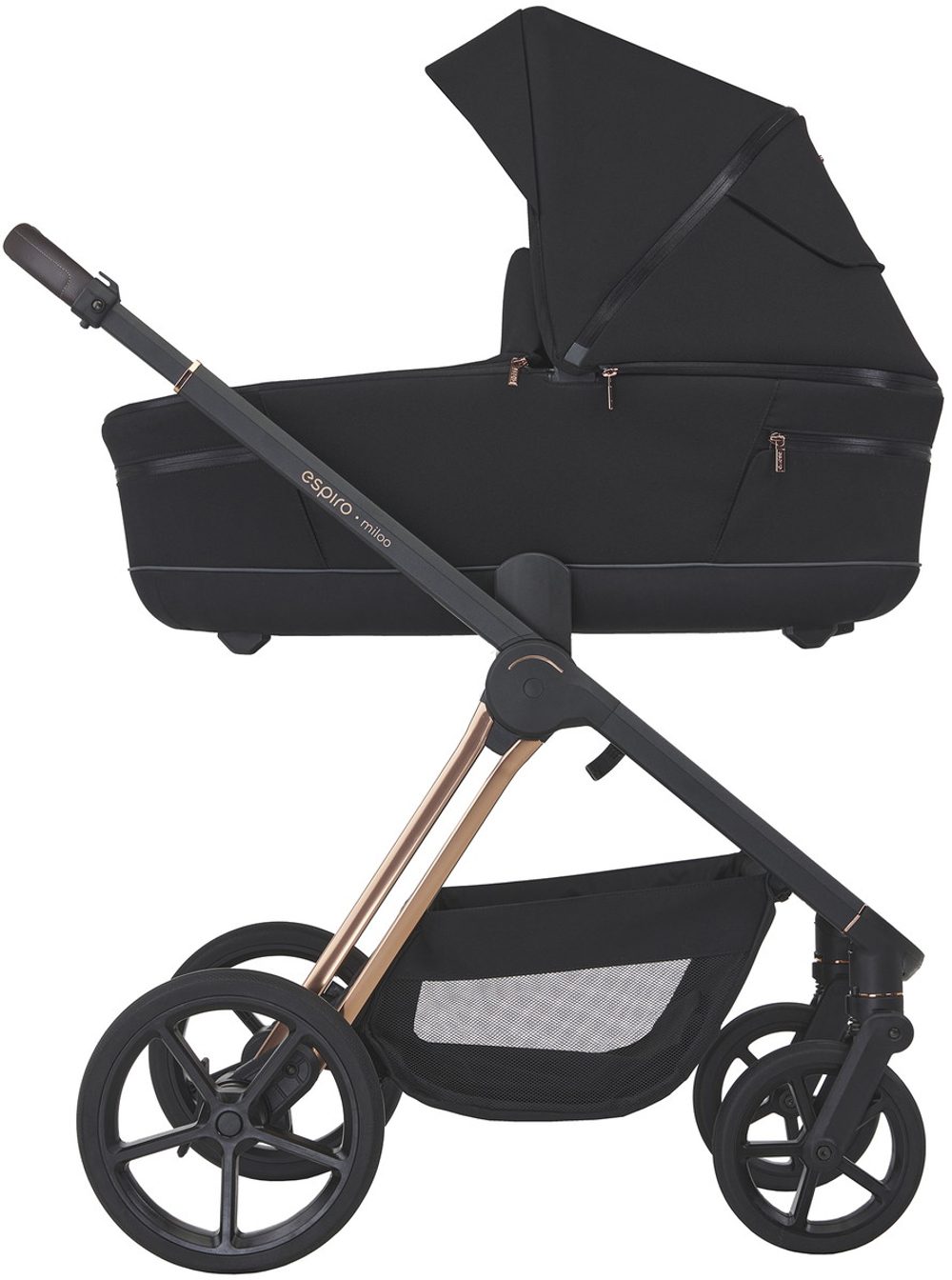 Детская коляска Espiro Miloo 2 в 1 2023 10 Diamond black
