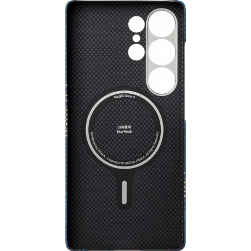 Чехол Pitaka StarPeak Tactile Woven для Samsung Galaxy S25 Ultra, Milky Way Galaxy