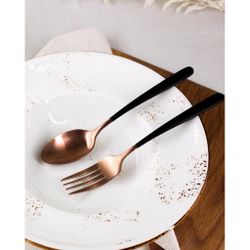 Нож столовый 23,1 ручка матовый черный, медь PVD Provence P.L. [12]