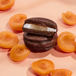Микс печенья с джемом 3шт Шоколад, Апельсин, Абрикос