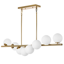 815183 Люстра CROCO 8х40W E14 ЛАТУНЬ