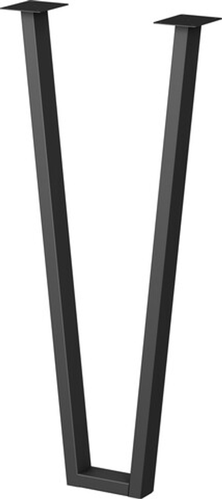 Подстолье V-образное  850 для барной стойки, цвет черный