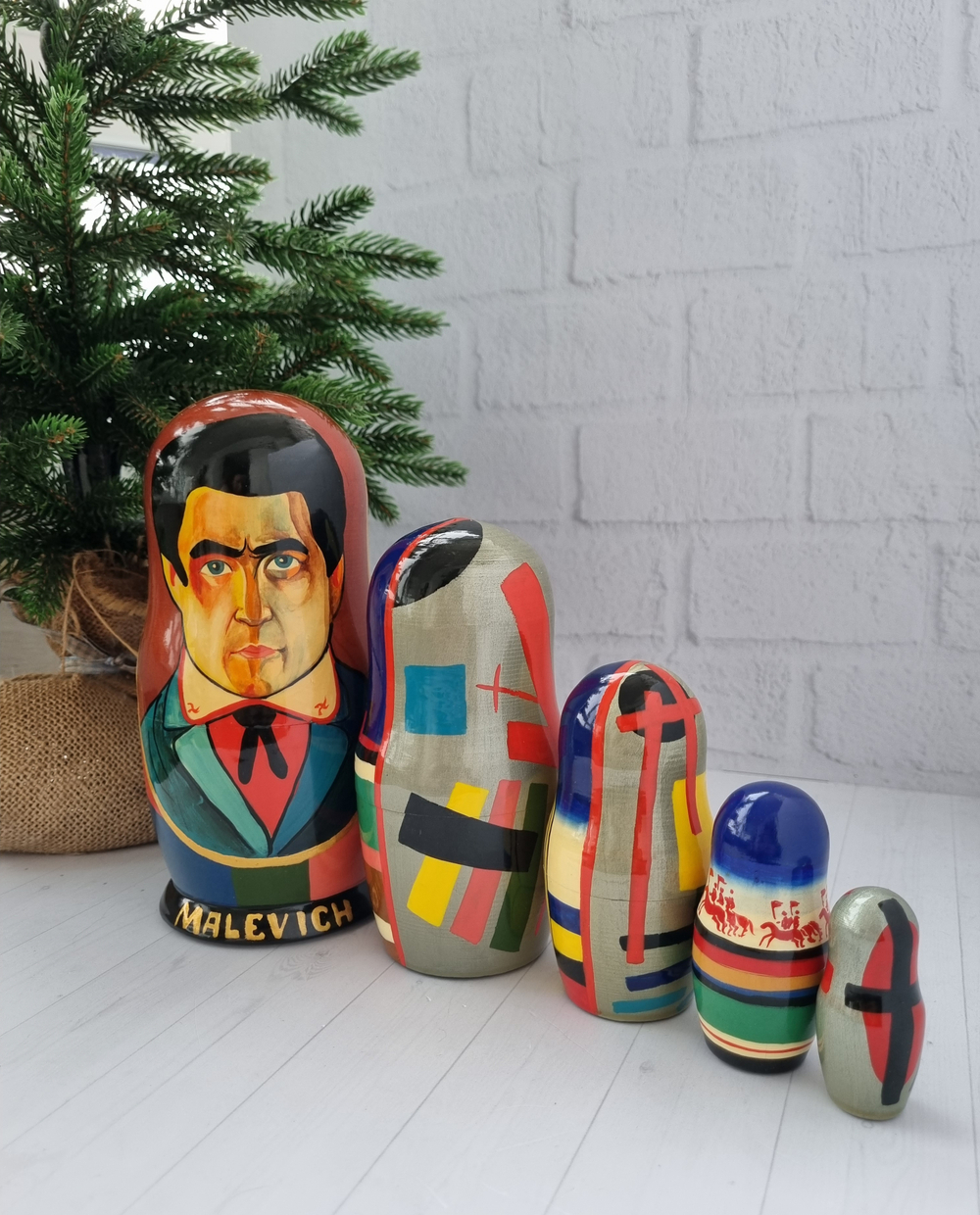 Матрёшка 5м 18см Малевич