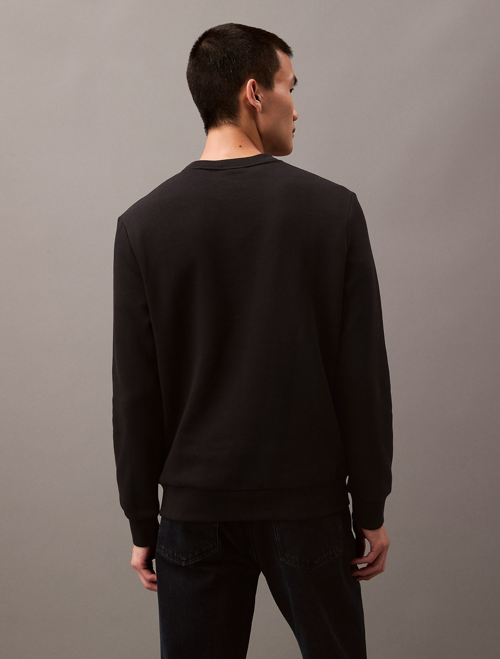 Свитшот Calvin Klein Jeans Monogram Logo Fleece Black Beauty