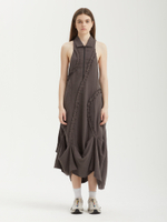 Платье Ruffle Linen Maxi
