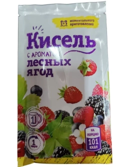 Кисель с ароматом лесных ягод 27 г * 15 шт
