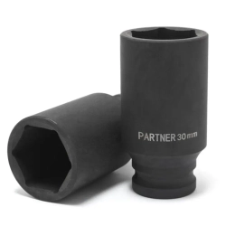 Головка ударная глубокая, 8мм (6гр) 1/2'' Partner PA-4458508