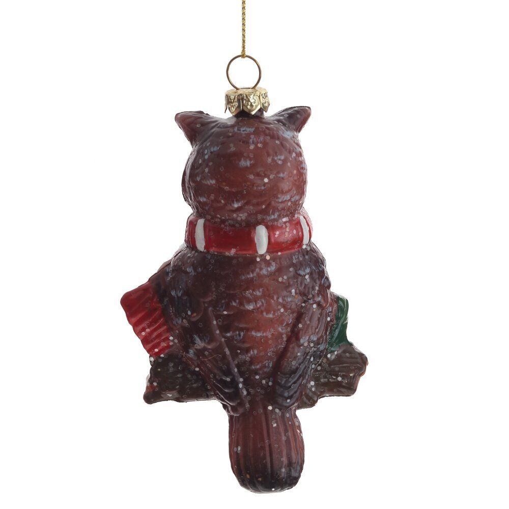 GAEM Украшение новогоднее "Сова", L7,5 W4 H13 см, 2в.