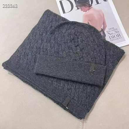 Комплект Brunello Cucinelli (шапка + шарф)