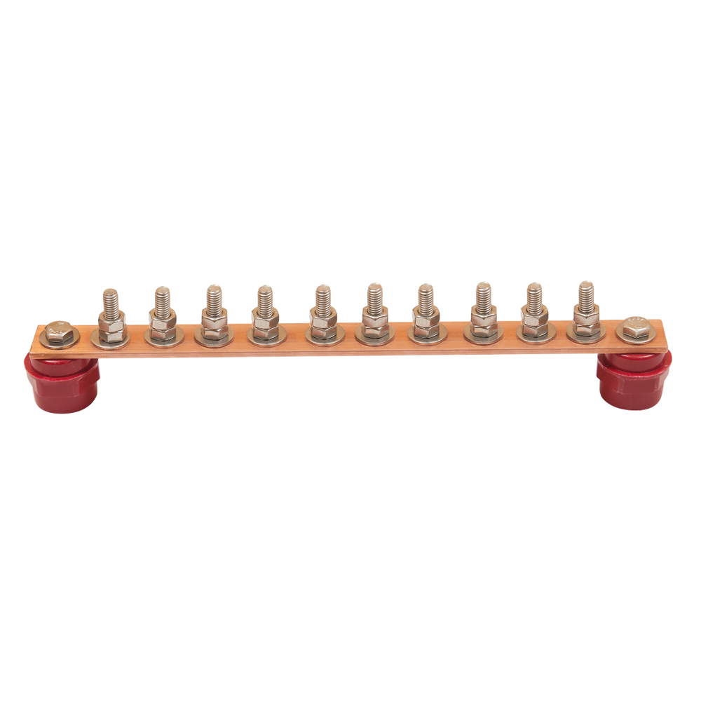 ГЗШ  3х30мм, 18 подключений, 600х30х3 мм медь, VSTMSK