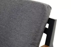 "Камелия" лаунж-зона 4-местная из алюминия, цвет темно-серый